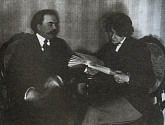 М.П. Мурашёв, С.А. Есенин. Петроград. 10 апреля 1916